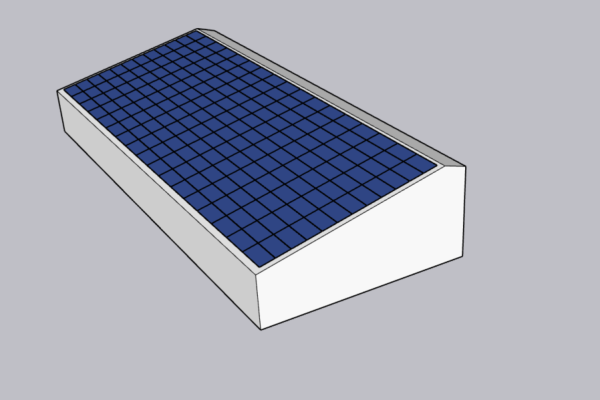 bi pente asymétrique
